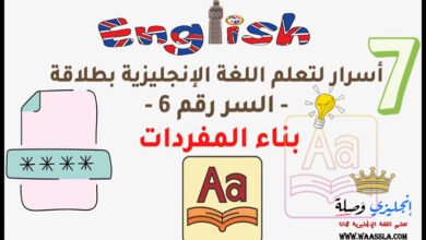 7 أسرار لتعلم اللغة الإنجليزية بطلاقة - السر رقم 6 - بناء المفردات