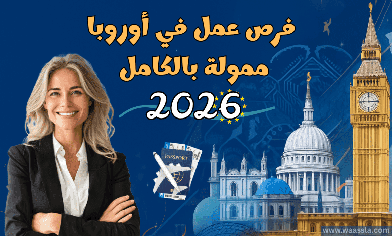 فرص عمل في أوروبا ممولة بالكامل 2026 - اشترك الآن لتصلك أحدث الفرص